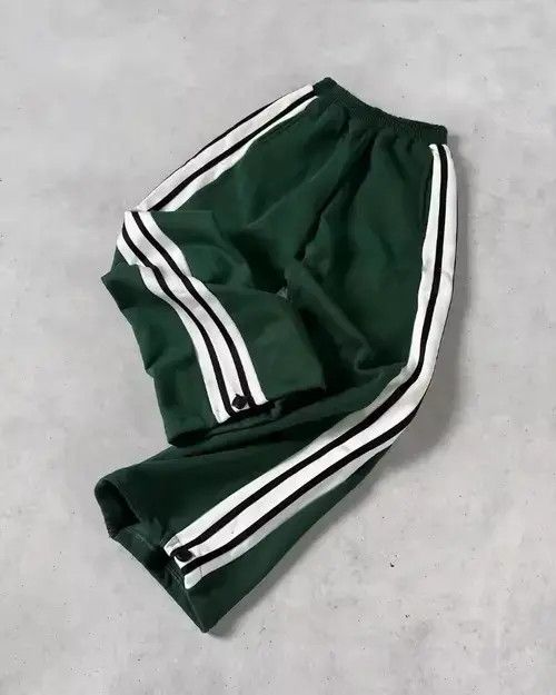 Jean Mizuho x Hioki Stripes Fashion High Waist Wide-leg Pants Size US 30 / EU 46 - 2 Thumbnail