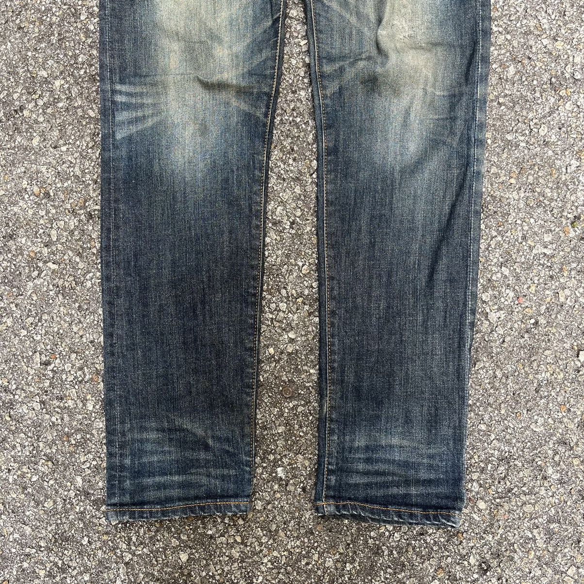 Issey Miyake TETE HOMME Denim Issey Miyake Slim Jeans Mud wash Rusty Pant Size US 31 - 2 Thumbnail