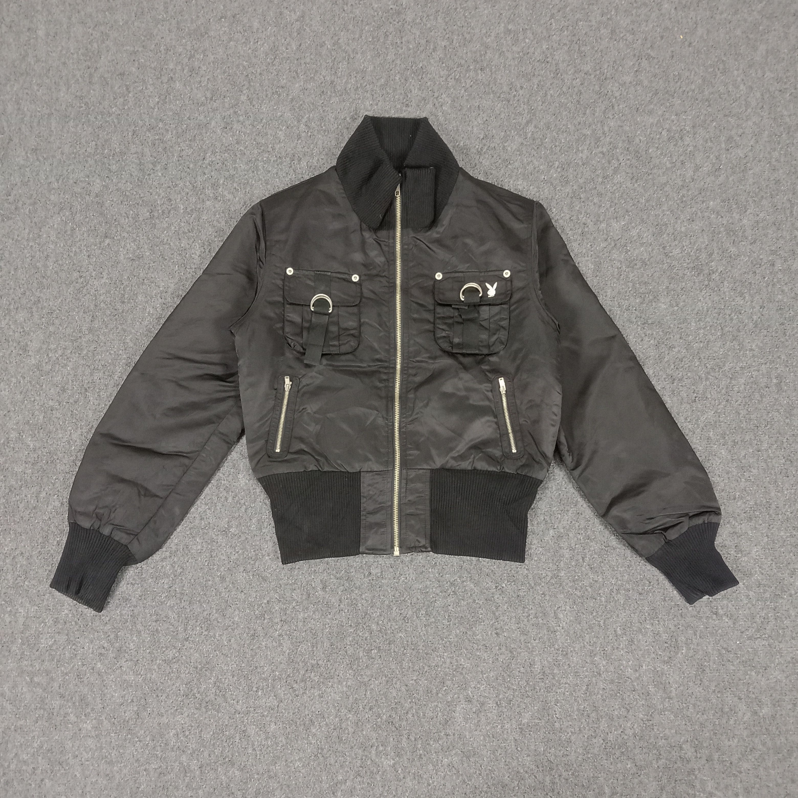 Playboy × Vintage Playboy Streetwear Punk Style Zipper Jacket Size US XS / EU 42 / 0 - 1 Thumbnail