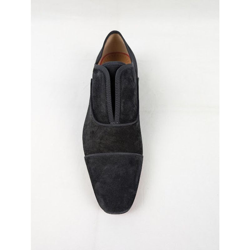 Christian Louboutin o1rshd1 Alpha Male Flat Shoes in Black Size US 8.5 / EU 41-42 - 6 Thumbnail