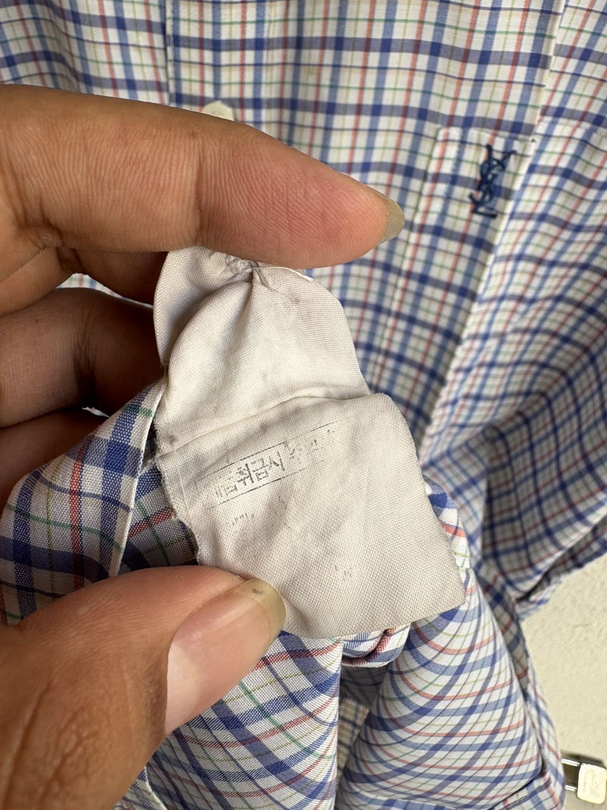 Yves Saint Laurent 90s Vintage Yves Saint laurent shirt Size US XL / EU 56 / 4 - 7 Thumbnail