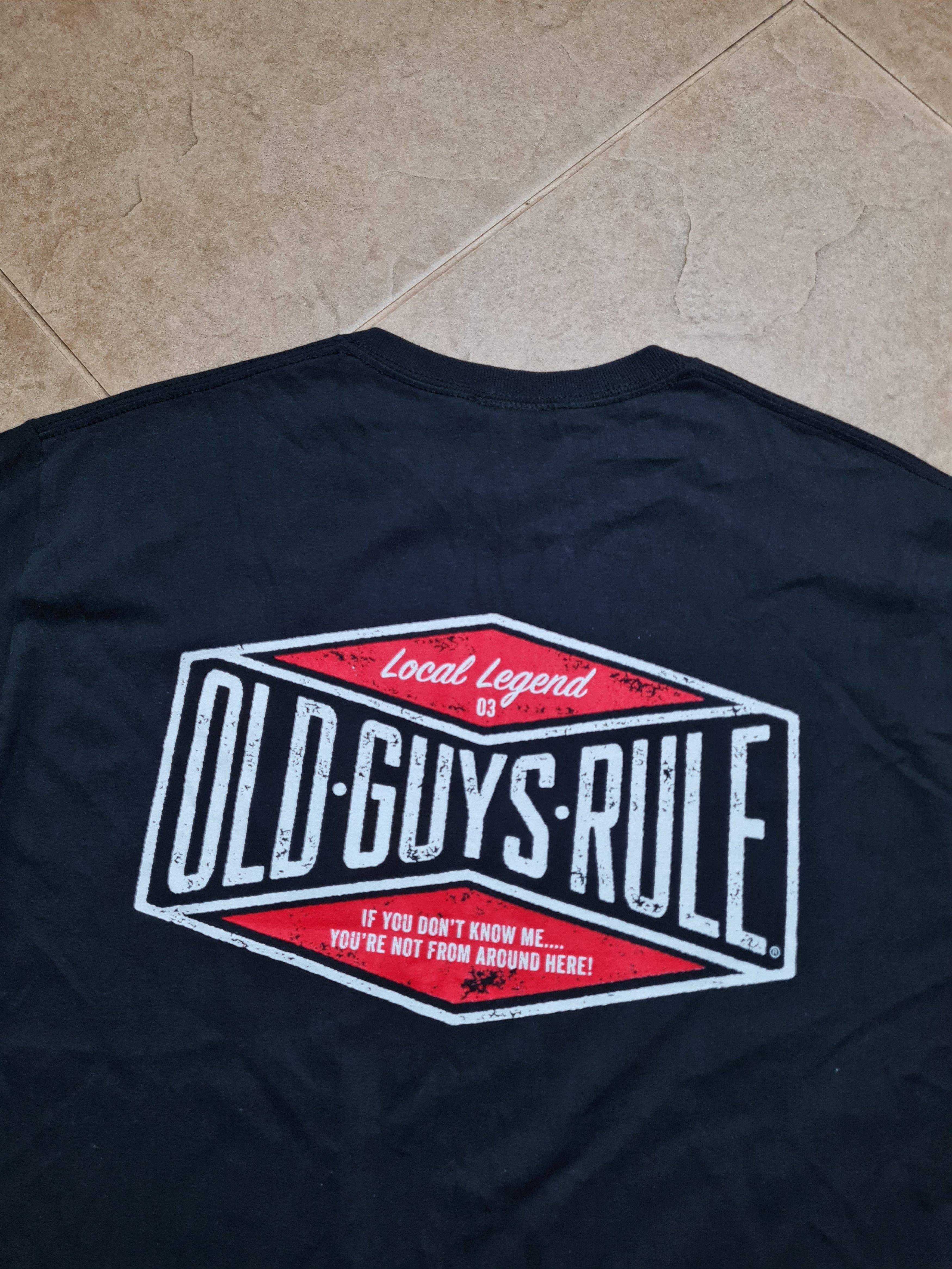 Other Vintage T-shirts OLD GUYS RULE Retro USA Black Big Logo M Size US M / EU 48-50 / 2 - 4 Thumbnail
