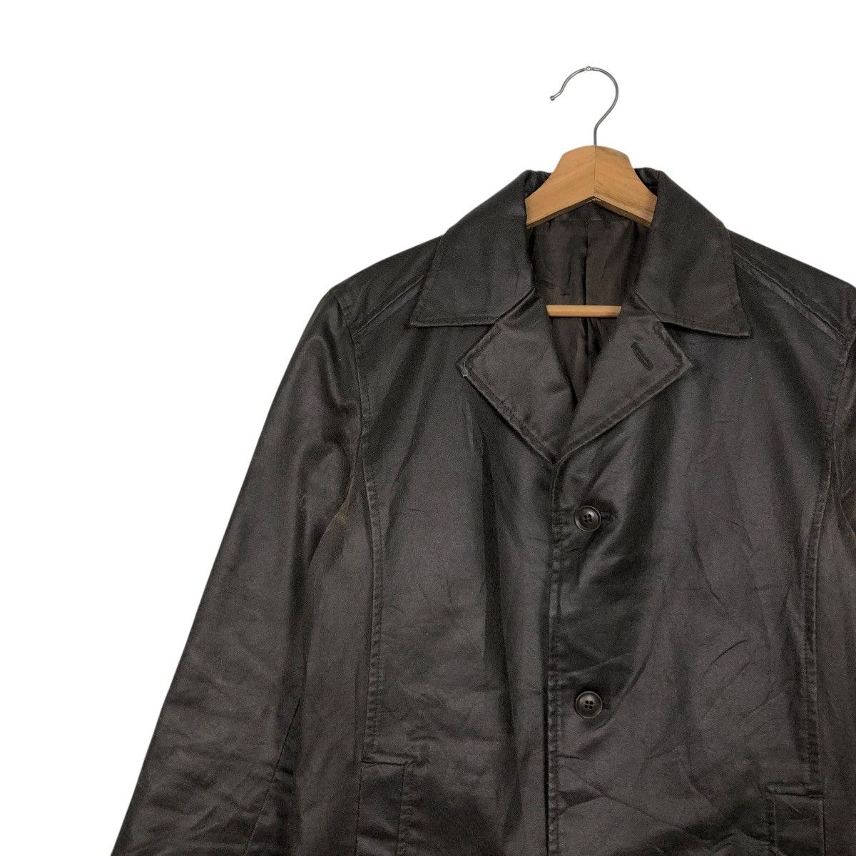 Japanese Brand 🔥VINTAGE SOFT LEATHER CHORE JACKET ASM ISSEY MIYAKE Size US S / EU 44-46 / 1 - 9 Thumbnail