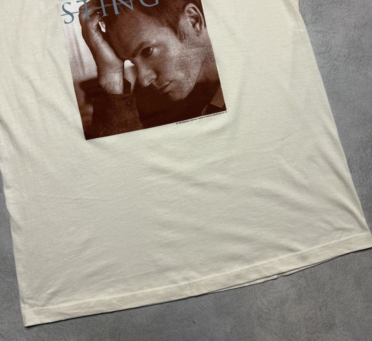 Vintage Sting Mercury Falling Tour 1996 Cotton Band T-Shirt Vintage Size US XL / EU 56 / 4 - 4 Thumbnail