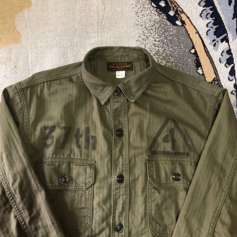 Freewheelers FREEWHEELERS Size 17 Military shirt Size US S / EU 44-46 / 1 - 4 Thumbnail