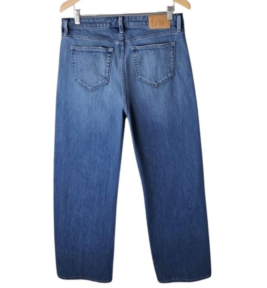 Lafayette 148 Lafayette 148 Wyckoff Wide Leg Jeans Sz 31 High Rise Denim Size 31" - 7 Thumbnail
