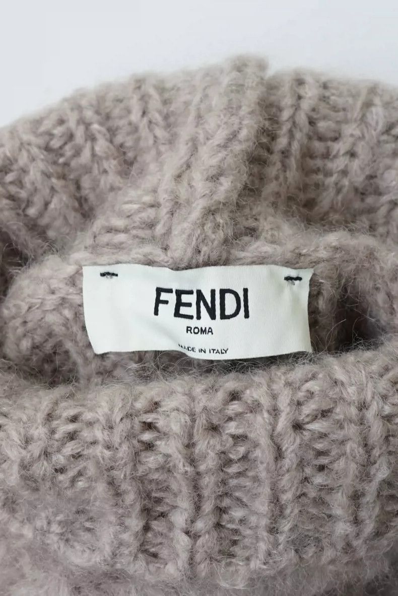 Fendi FENDI Hairy wool blend knit dress Size XS / US 0-2 / IT 36-38 - 4 Thumbnail