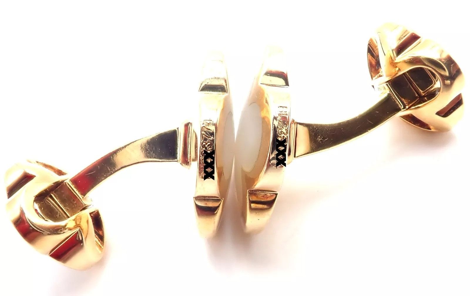 Van Cleef & Arpels Cleef & Arpels 18k Pure Alhambra Mother Of Pearl Cufflinks Size ONE SIZE - 9 Thumbnail