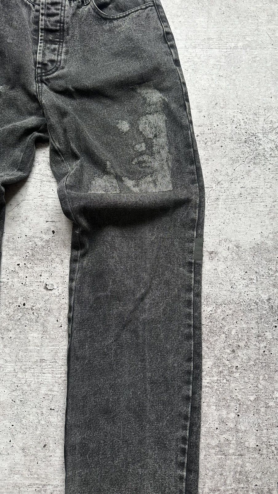Heliot Emil Men's Heliot Emil Printed Denim Jeans Pants Size US 32 / EU 48 - 3 Thumbnail