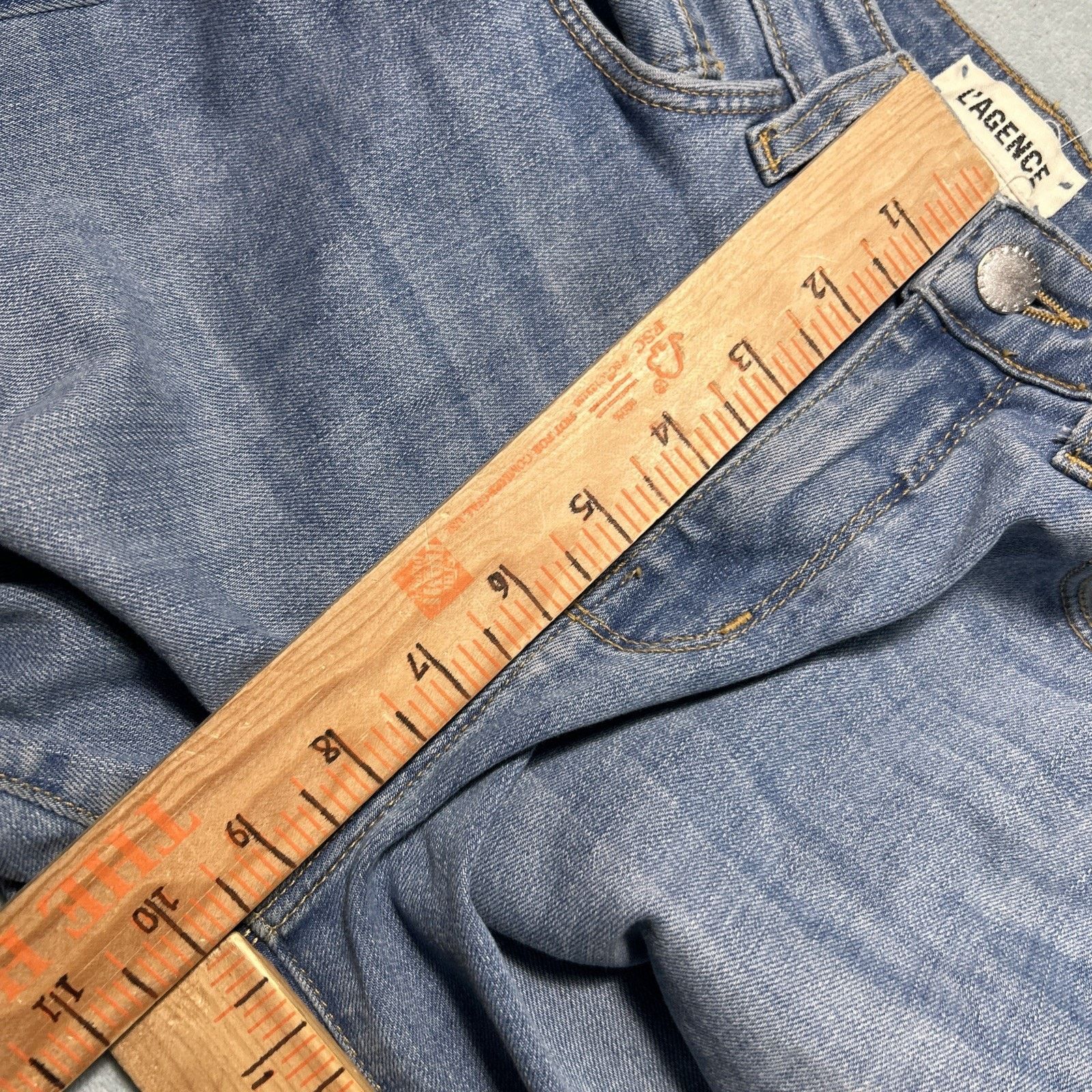 L'AGENCE L'agence Slim Straight Jeans Ws 26 27x25 Slim Skinny USA Size 27" / US 4 / IT 40 - 12 Thumbnail