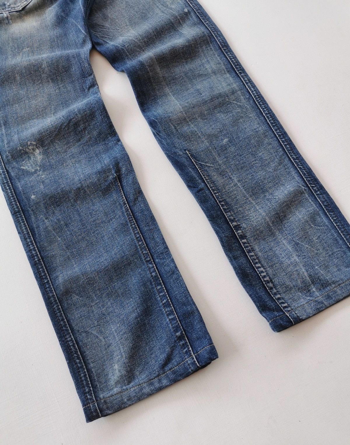 Diesel Black Gold Blue Eyecons Diesel Distressed Skinny Jeans Size US 30 / EU 46 - 9 Thumbnail