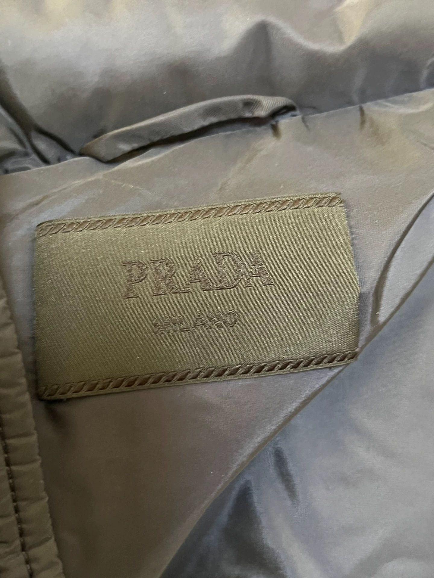 Prada Prada triangle logo down jacket, size 46, Size US M / EU 48-50 / 2 - 6 Thumbnail