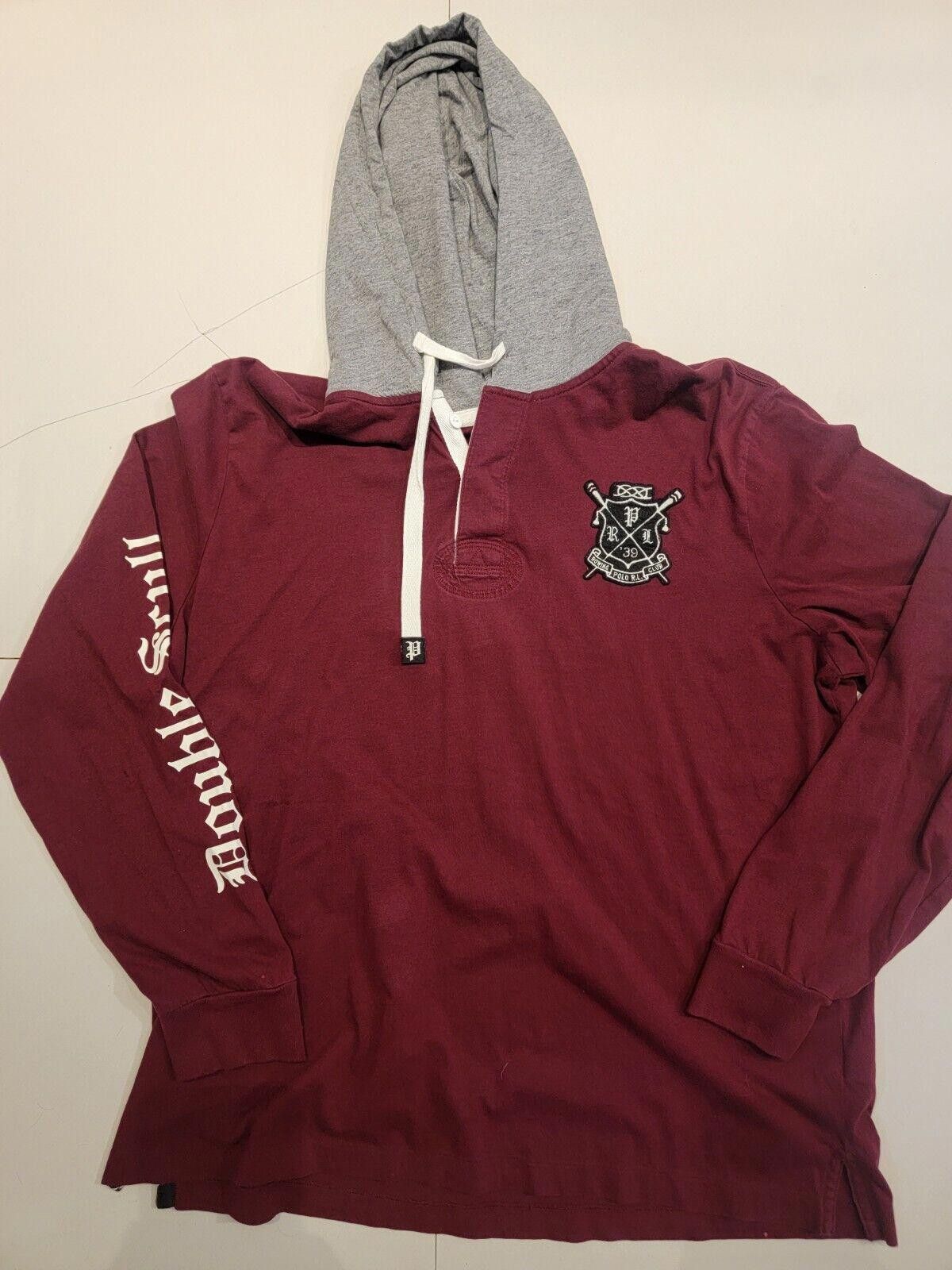 Polo Ralph Lauren Polo Ralph Lauren Mens Hoodie Rowing Double Scull Jersey XL Size US 36 / EU 52 - 1 Thumbnail