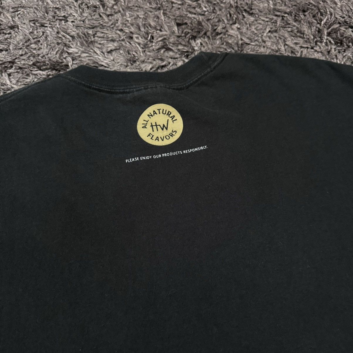 Other Vintage Hiram Walker Liquor Promo Faded Black Tee Size US XL / EU 56 / 4 - 7 Thumbnail