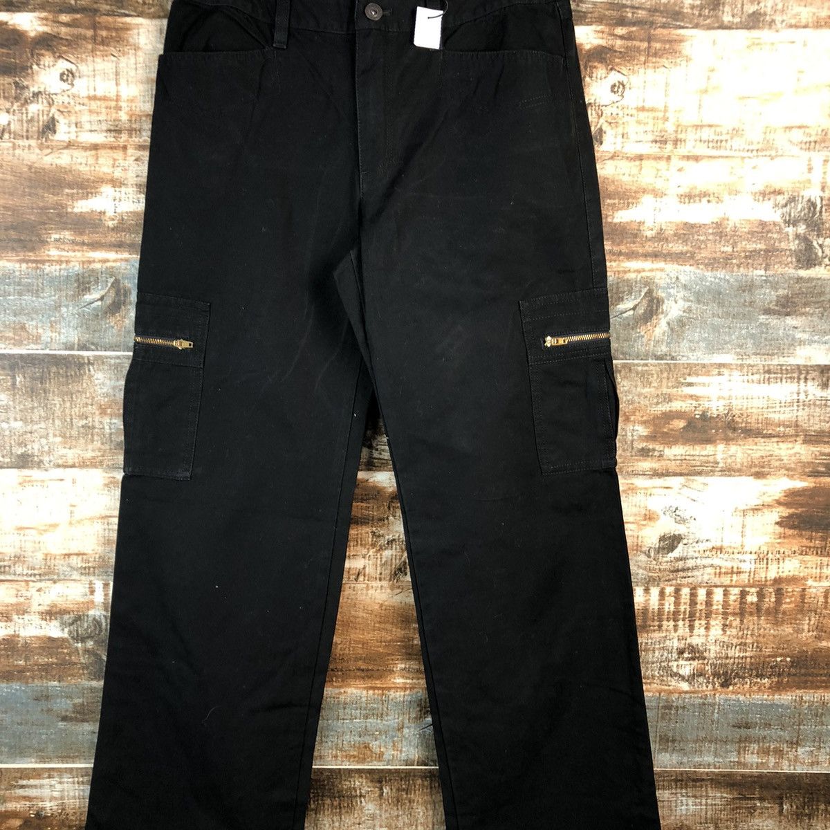Japanese Brand A.V.V Black Cargo utility Multipocket Pants #A2436 Size 27" / US 4 / IT 40 - 5 Thumbnail