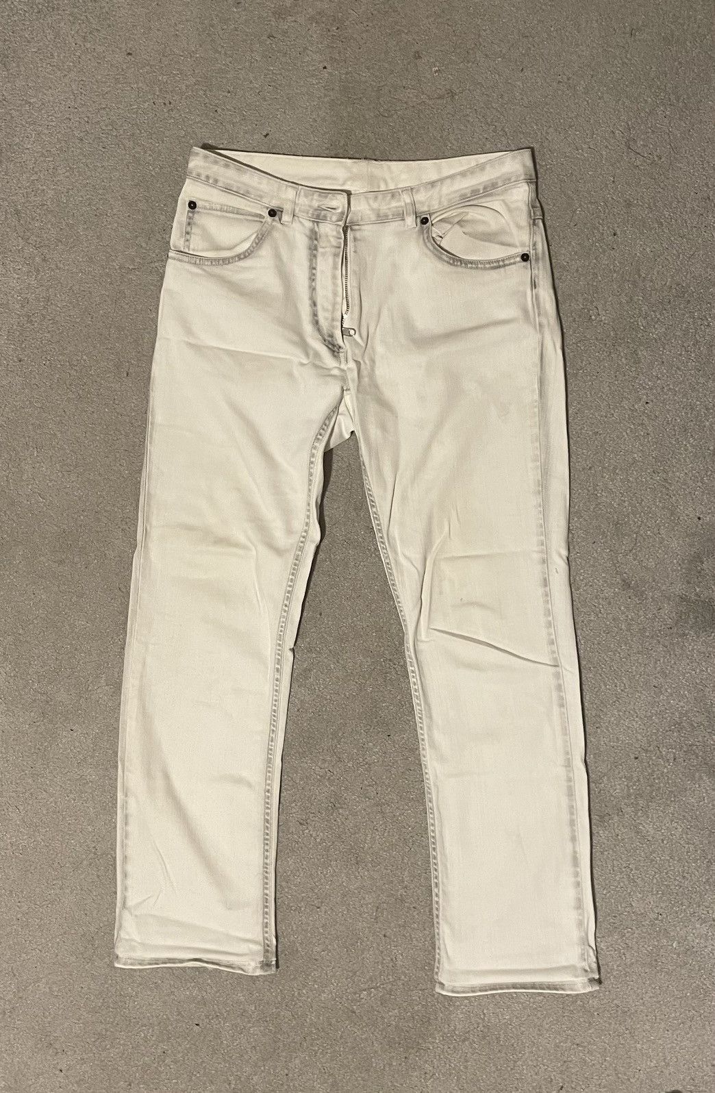 Maison Margiela Martin Margiela white jean Size 32" / US 10 / IT 46 - 1 Thumbnail