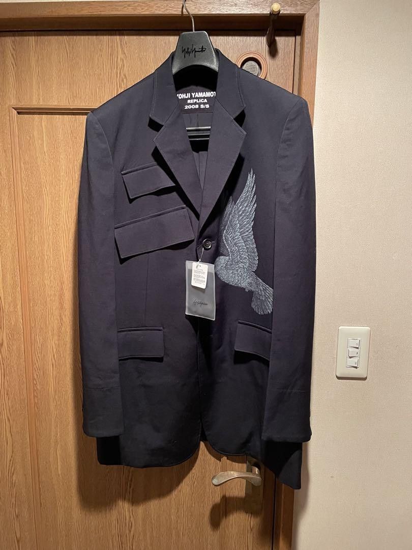 Yohji Yamamoto Yohji Yamamoto PourHomme 08ss Pigeon discharge jacket Size US XL / EU 56 / 4 - 2 Thumbnail