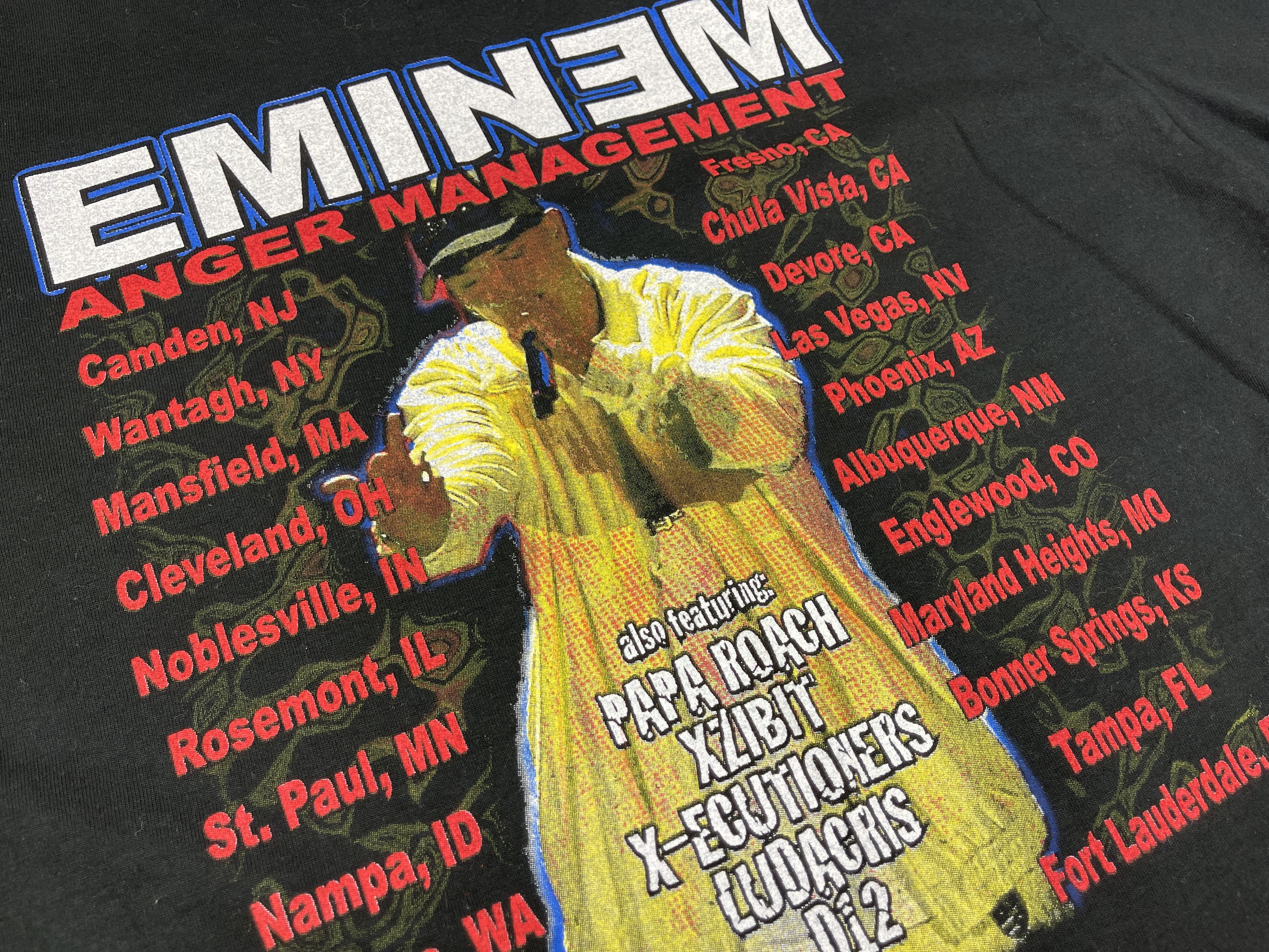 Eminem × Vintage Eminem t-shirt, 2000 Anger Management tour, 2000s, Y2K, XL Size US XL / EU 56 / 4 - 11 Thumbnail