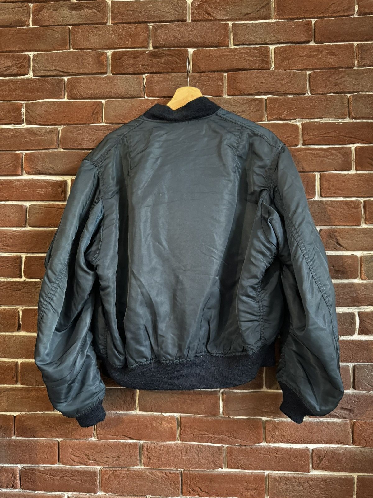 Alpha Industries 90s Alpha Industries Ma1 Flyer Vintage Nylon Bomber Jacket Size US XL / EU 56 / 4 - 2 Thumbnail
