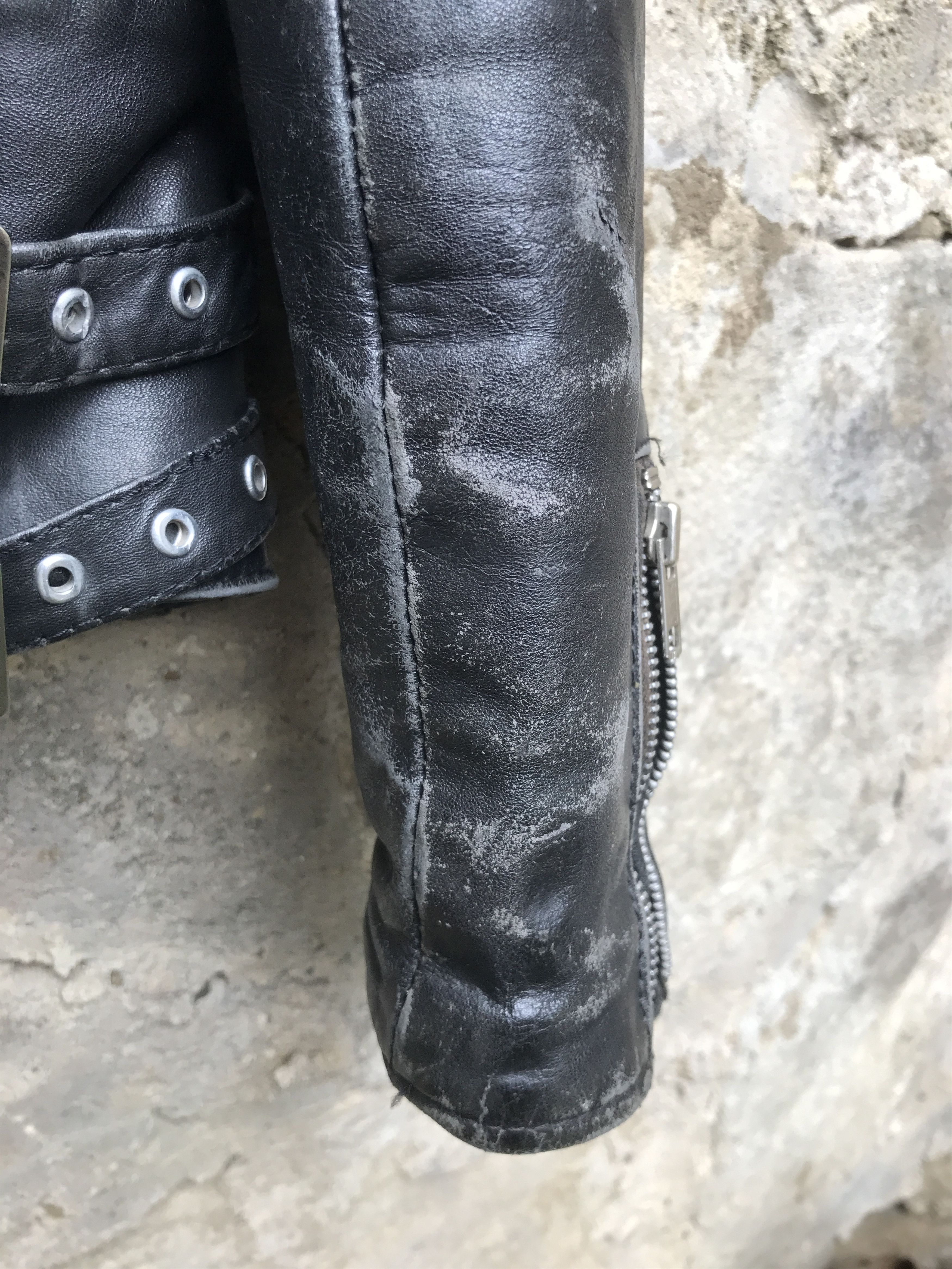 Vintage Rare 80s CAMPRI MANX Leather Biker Jacket PUNK HARDCORE Size US M / EU 48-50 / 2 - 19 Thumbnail