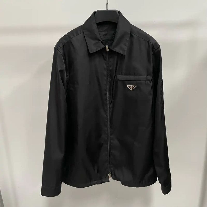 Prada Prada Black Men's Lightweight Jacket Size US S / EU 44-46 / 1 - 1 Thumbnail