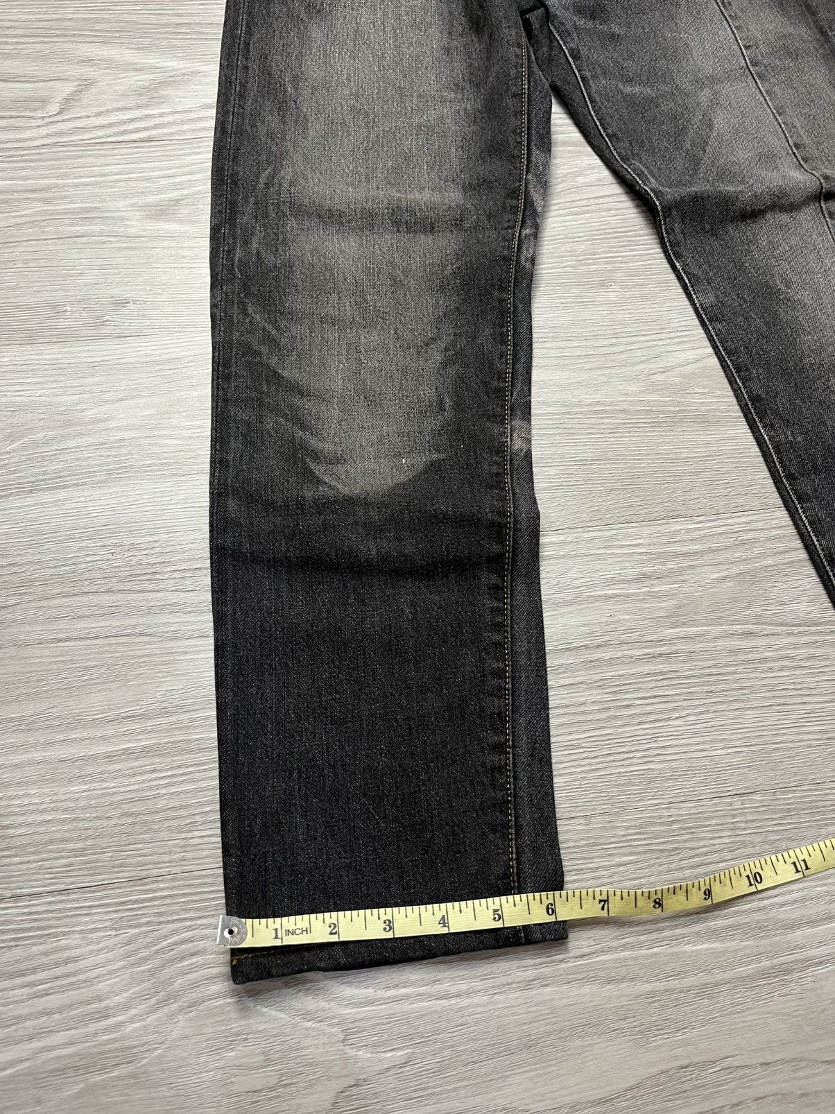 GOA GOA Nimes Selvedge Redline Faded Denim Pants Size US 29 - 7 Thumbnail