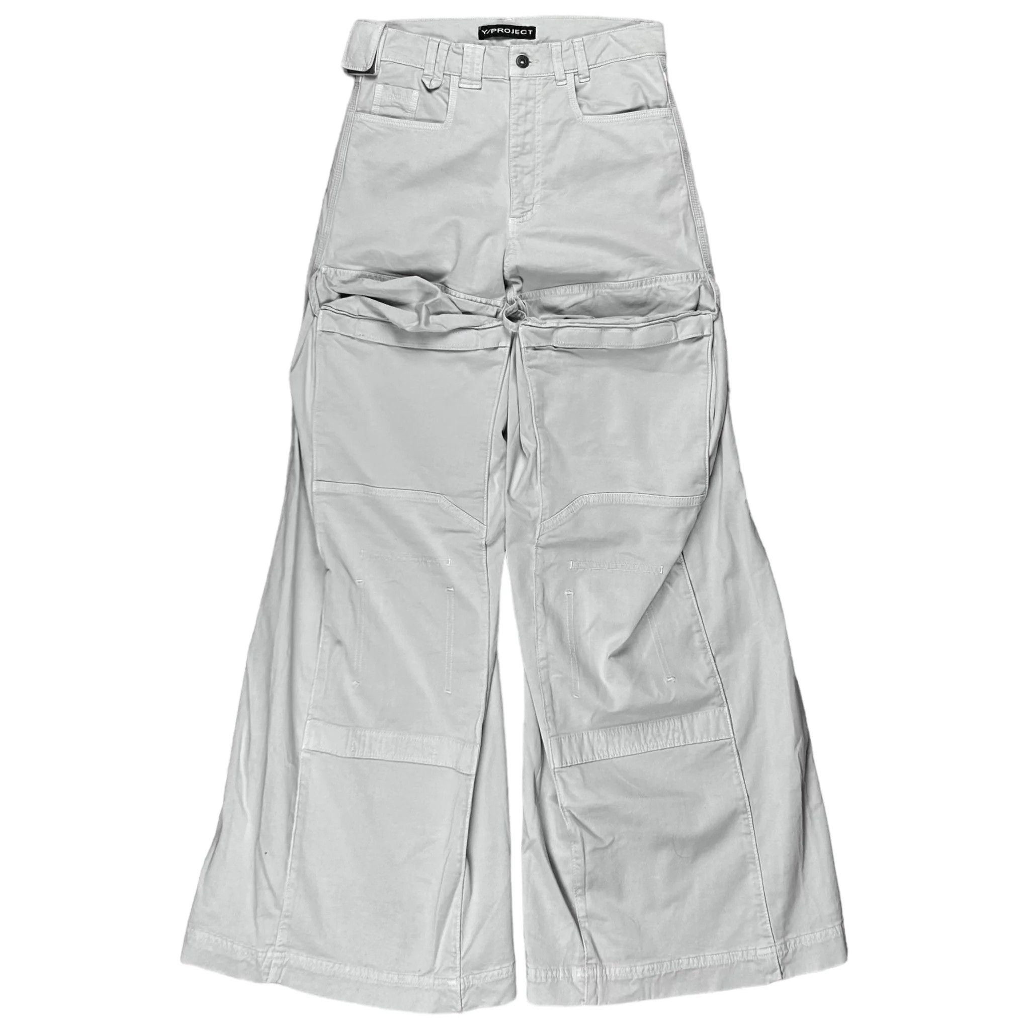 image of Yproject Raver Cargo Trousers - Ss19 in Cold Beige, Men's (Size 29)
