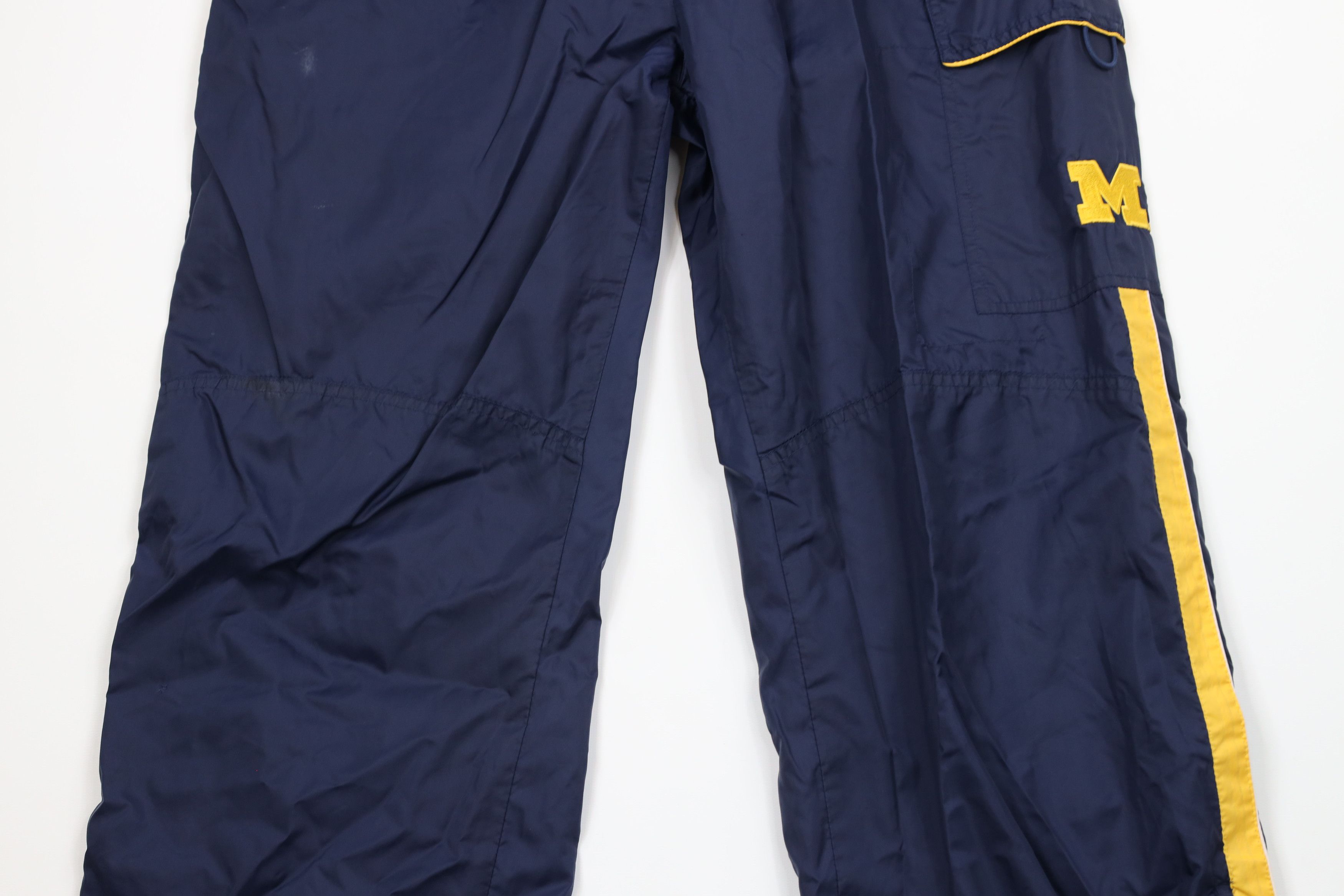 Vintage Vintage 90s Lined University of Michigan Wide Leg Pants Size US 34 / EU 50 - 3 Thumbnail