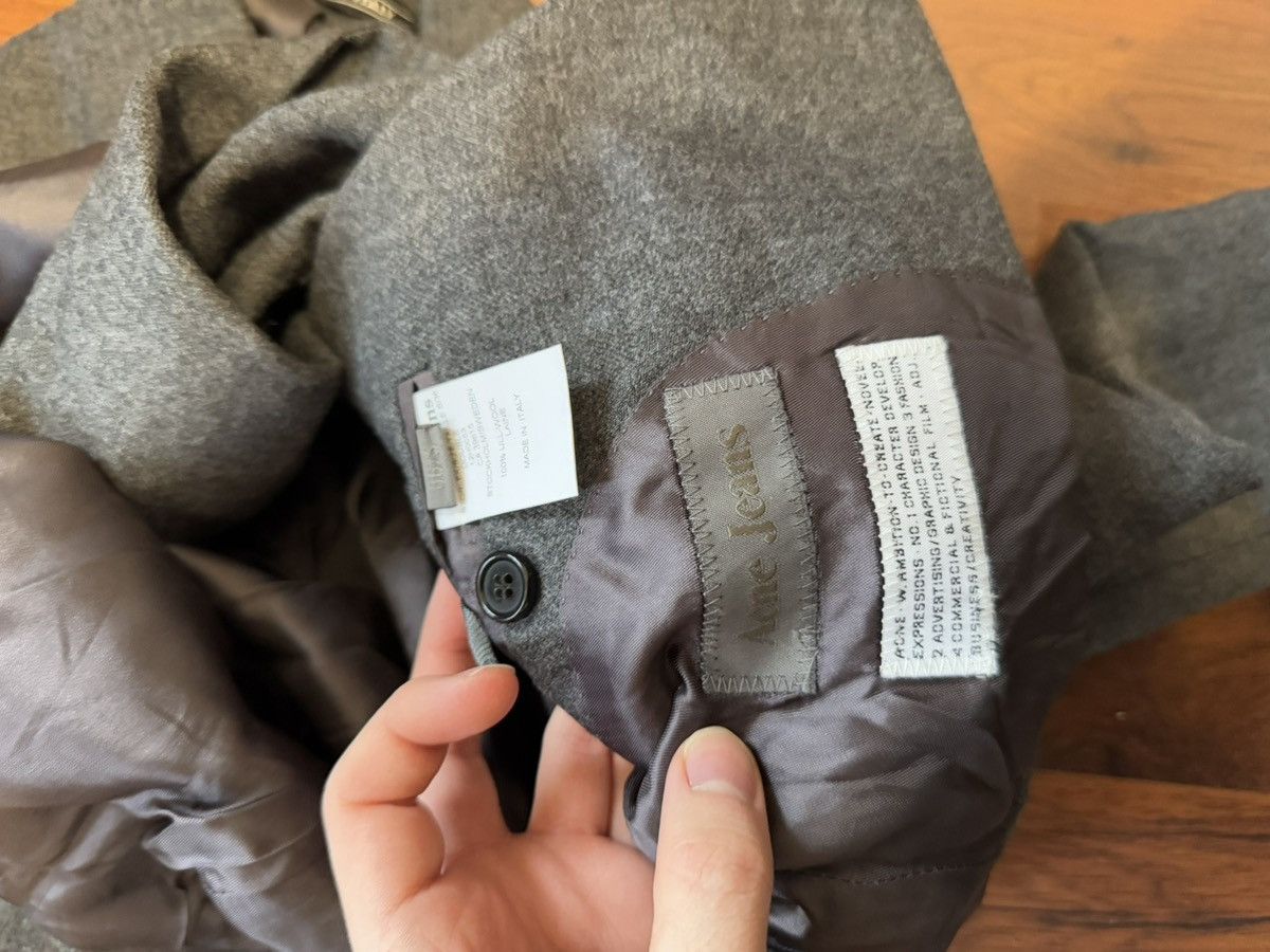 Acne Studios Rare Acne Jeans Wool Double Breasted Blazer Hype Designer 36 Size S / US 4 / IT 40 - 10 Thumbnail