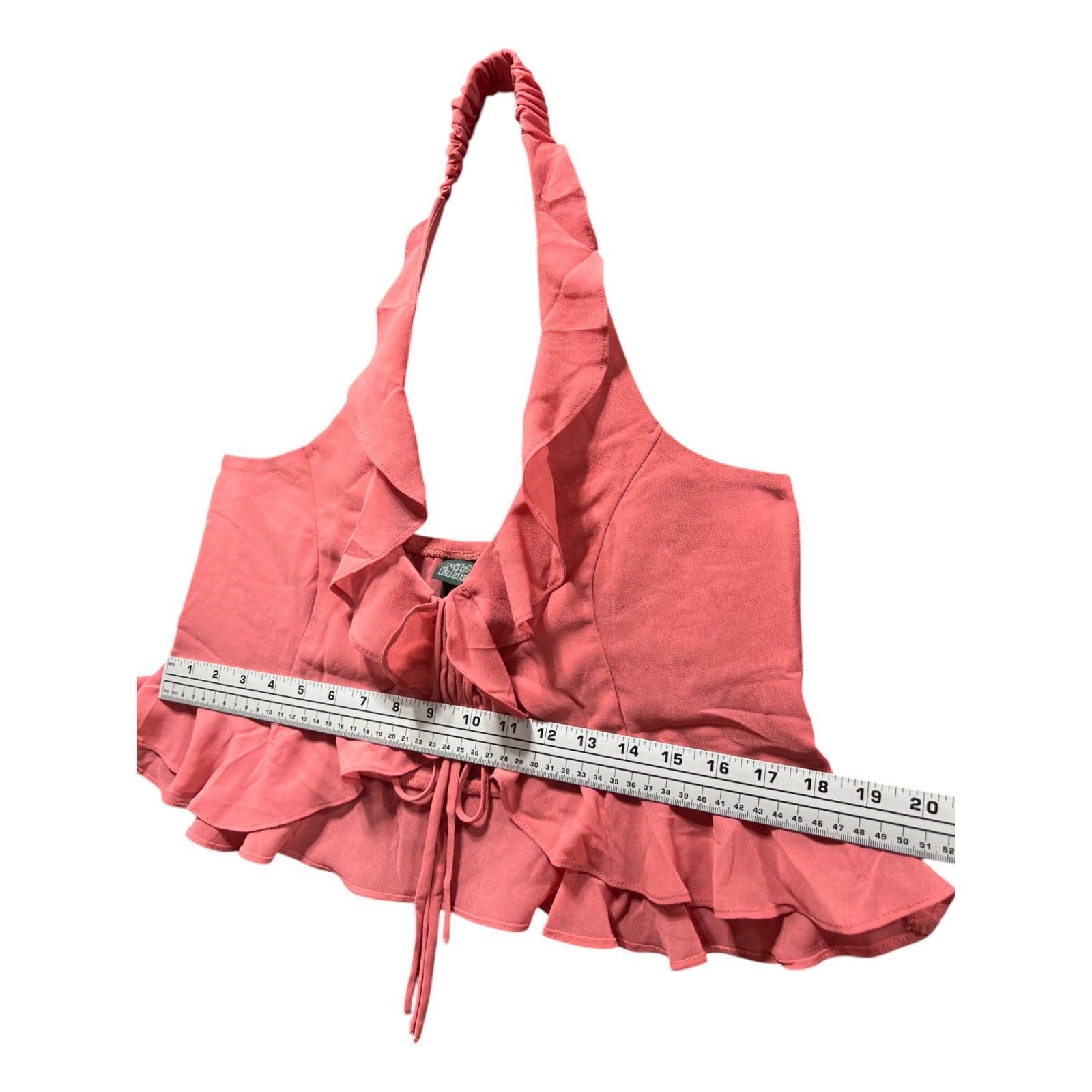 Other Wild Fable - Women's Ruffle Chiffon Flyaway Halter Top - Sal Size M / US 6-8 / IT 42-44 - 6 Thumbnail
