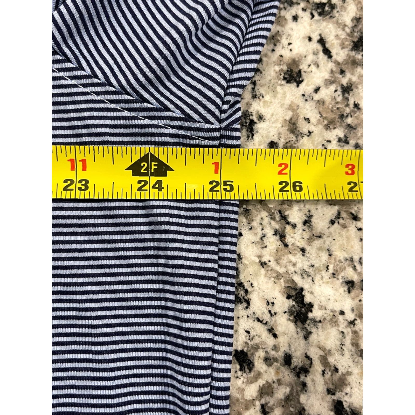 Vintage Greyson Polo Shirt Men XL Performance Golf Blue Striped Adult Regular Short Sleeve Men’s Size US XL / EU 56 / 4 - 4 Thumbnail
