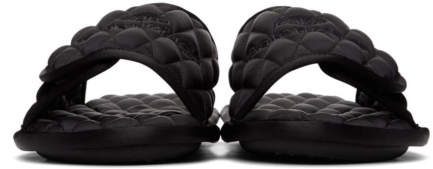 Balenciaga o1srvl11e0424 Home Slide Quilt Sat Hotel in Black Size US 10 / EU 43 - 2 Thumbnail
