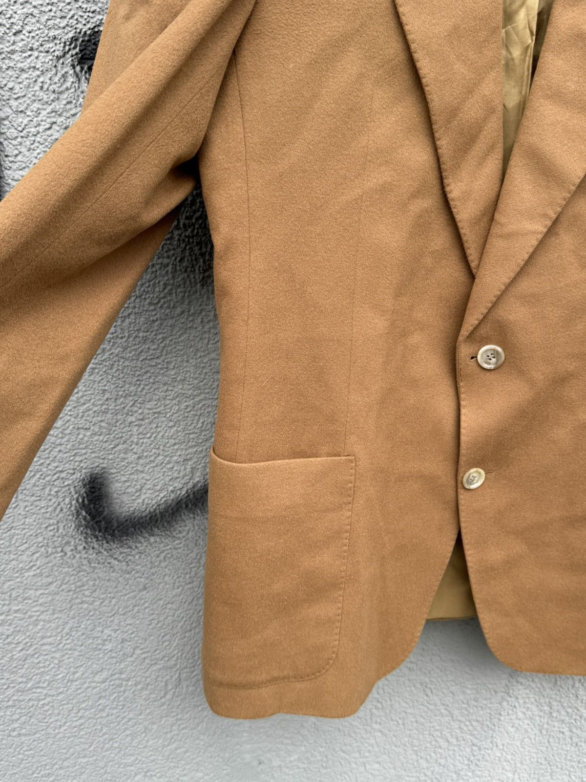 Hugo Boss × Loro Piana VINTAGE HUGO BOSS MANTEL LORO PIANA CASHMERE BLAZER Size US L / EU 52-54 / 3 - 3 Thumbnail