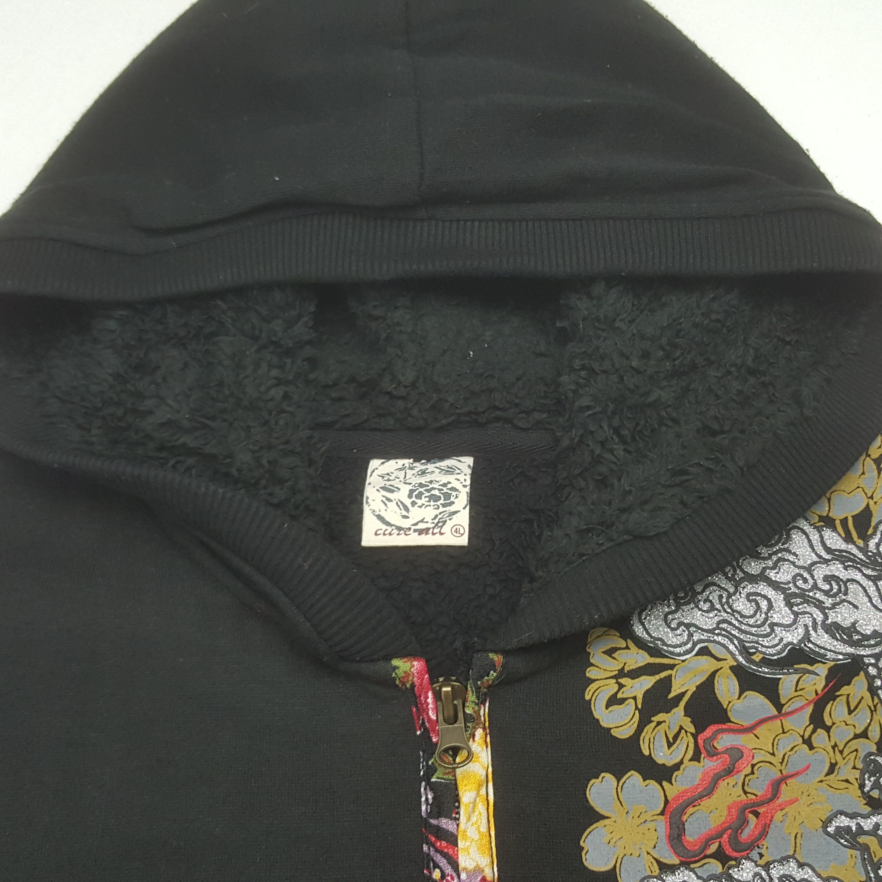 Japanese Brand Vintage Sukajan Dragon Overprinted Zipper Jacket Hoodie Size US L / EU 52-54 / 3 - 5 Thumbnail