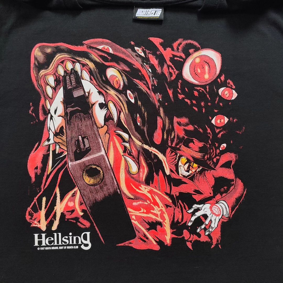 Anime × Japanese Brand × Vintage Anime Hellsing Alucard Manga Tshirt Rare Size US XL / EU 56 / 4 - 1 Thumbnail