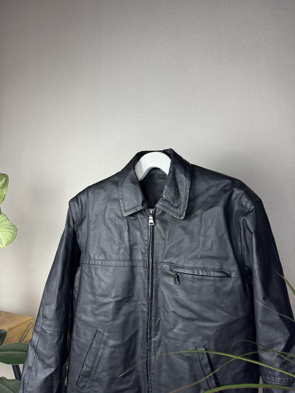 Genuine Leather Y2K Vintage Oversized Detroit Leather Jacket ysl gucci prada Size US M / EU 48-50 / 2 - 2 Thumbnail