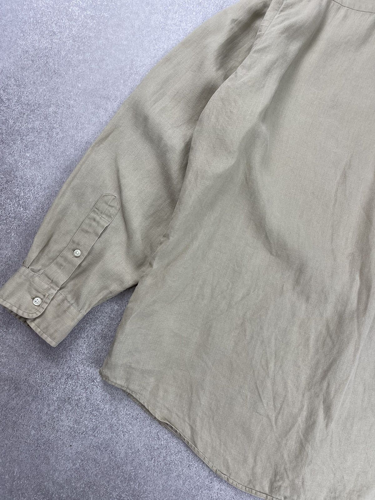 Polo Ralph Lauren × Ralph Lauren × Vintage Vintage Polo Ralph Lauren Linen Ellington Shirt Size US XL / EU 56 / 4 - 11 Thumbnail