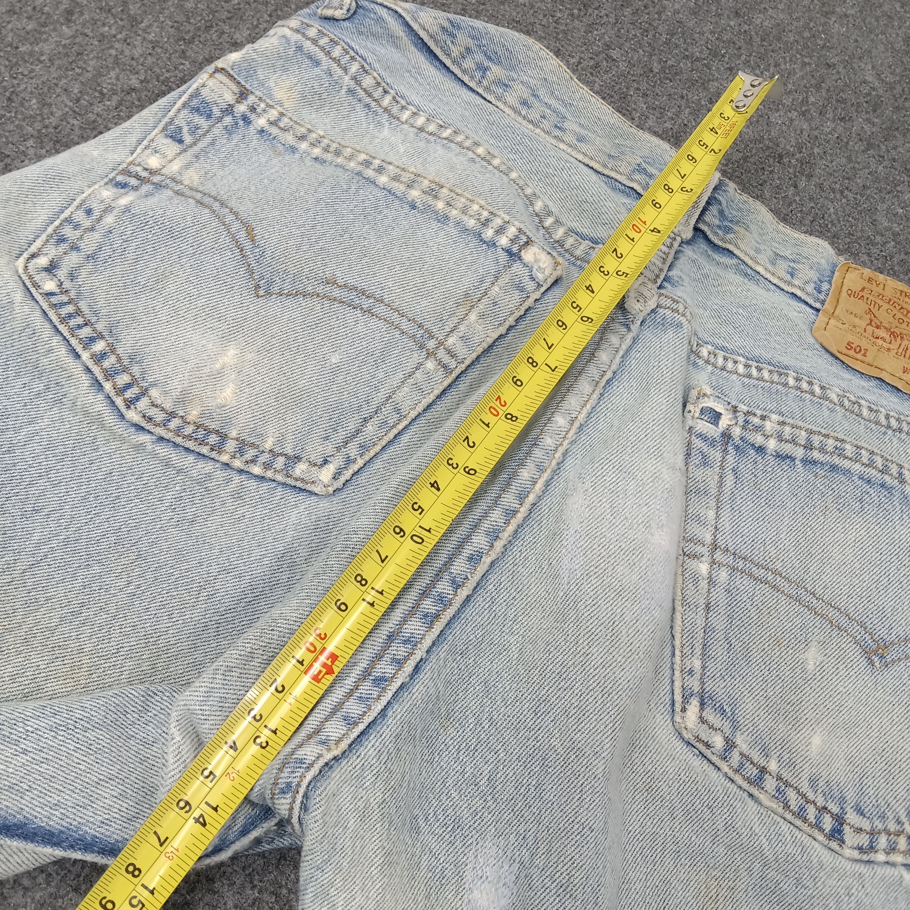 Levi's Levi's 501 Distressed Style Denim Jeans C228N23 Size US 30 / EU 46 - 11 Thumbnail
