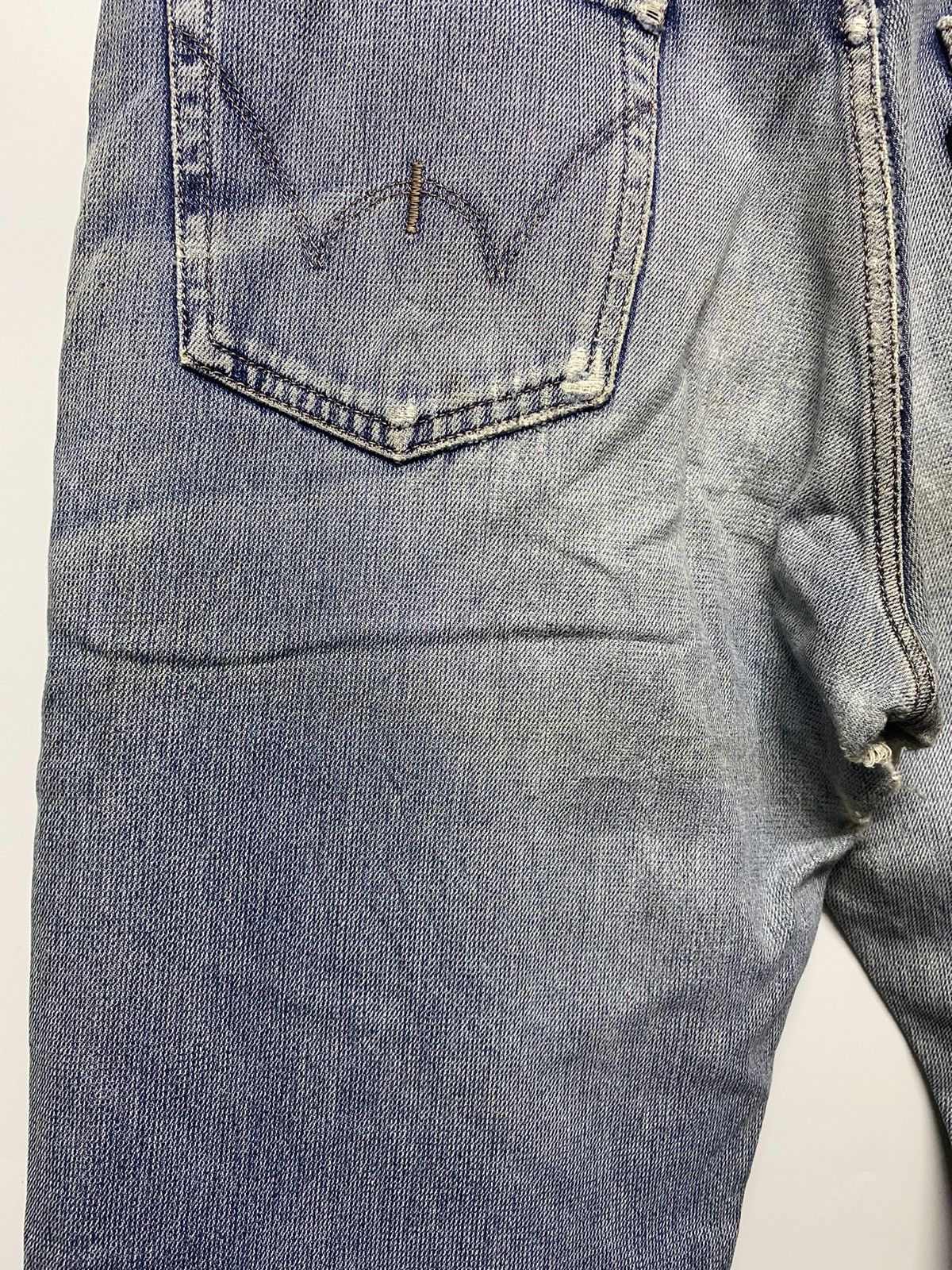 Edwin × Vintage Vintage Edwin E Function Distressed Denim Jeans Size US 34 / EU 50 - 15 Thumbnail