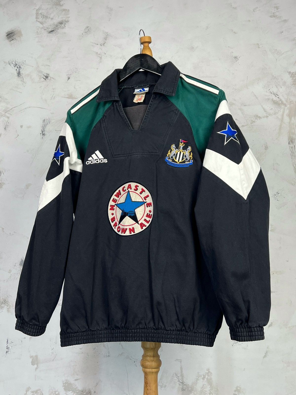 Adidas 90s Vintage Newcastle United Adidas Jacket S–M Size US S / EU 44-46 / 1 - 1 Thumbnail
