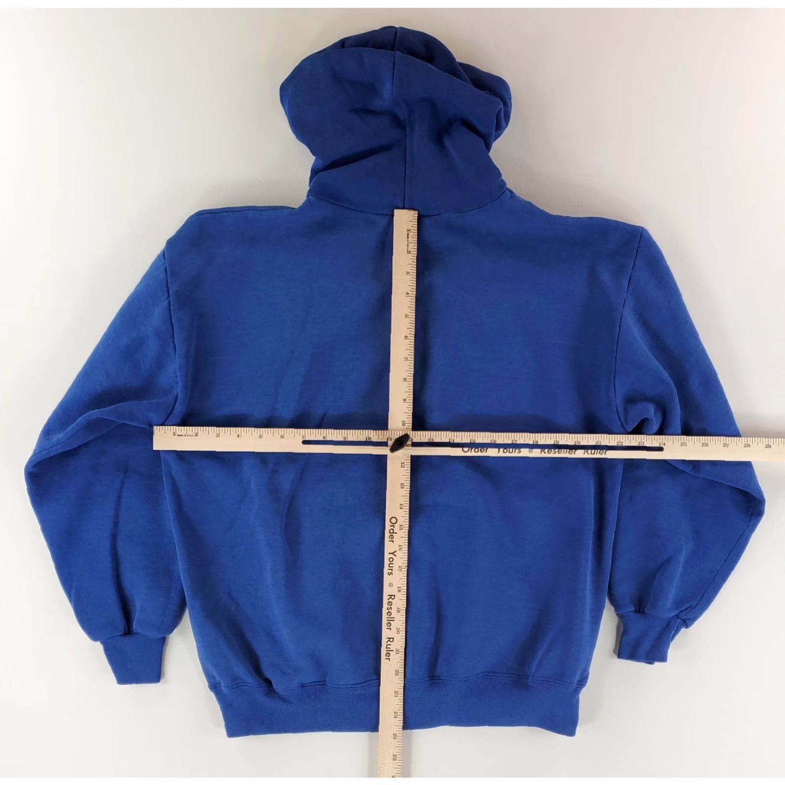 Jerzees VINTAGE Jerzees Hoodie Sweatshirt Mens L Blue 90s Made USA Pullover Sweatshirt L Size US L / EU 52-54 / 3 - 8 Thumbnail