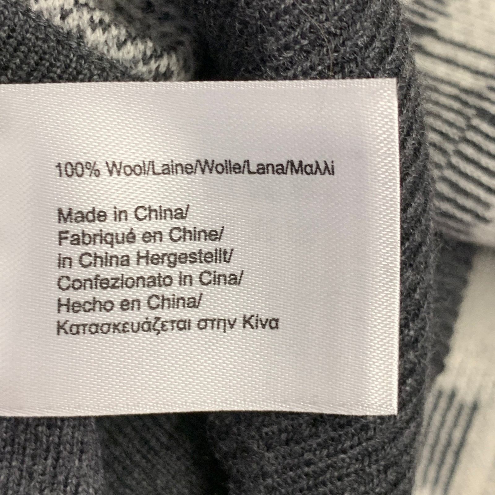 Brooks Brothers Black Fleece BLACK FLEECE Size L Grey White Plaid Wool V-Neck Vest Size US L / EU 52-54 / 3 - 7 Thumbnail