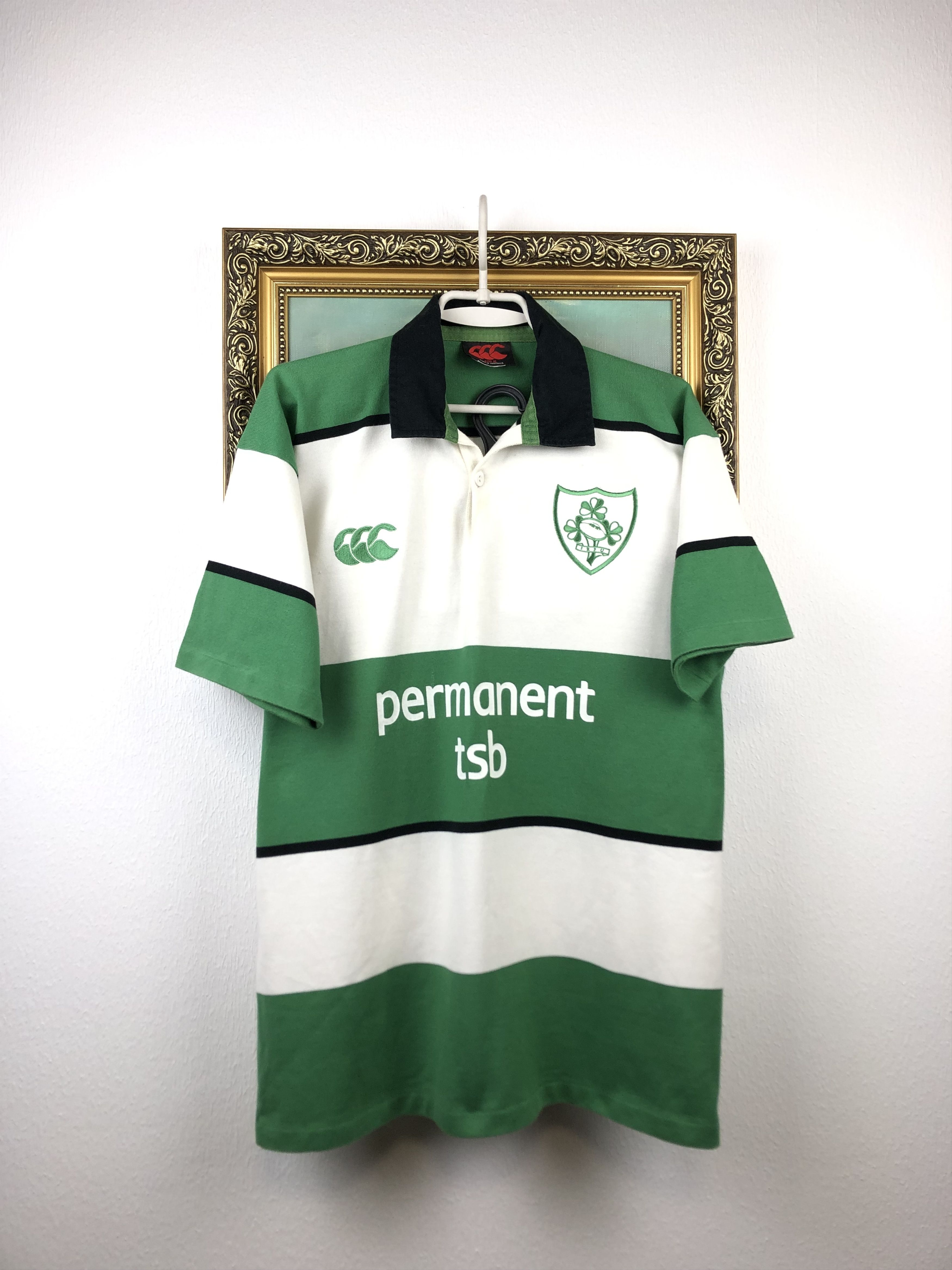 Vintage Canterbury Ireland Rugby Union Jersey Shirt Rare