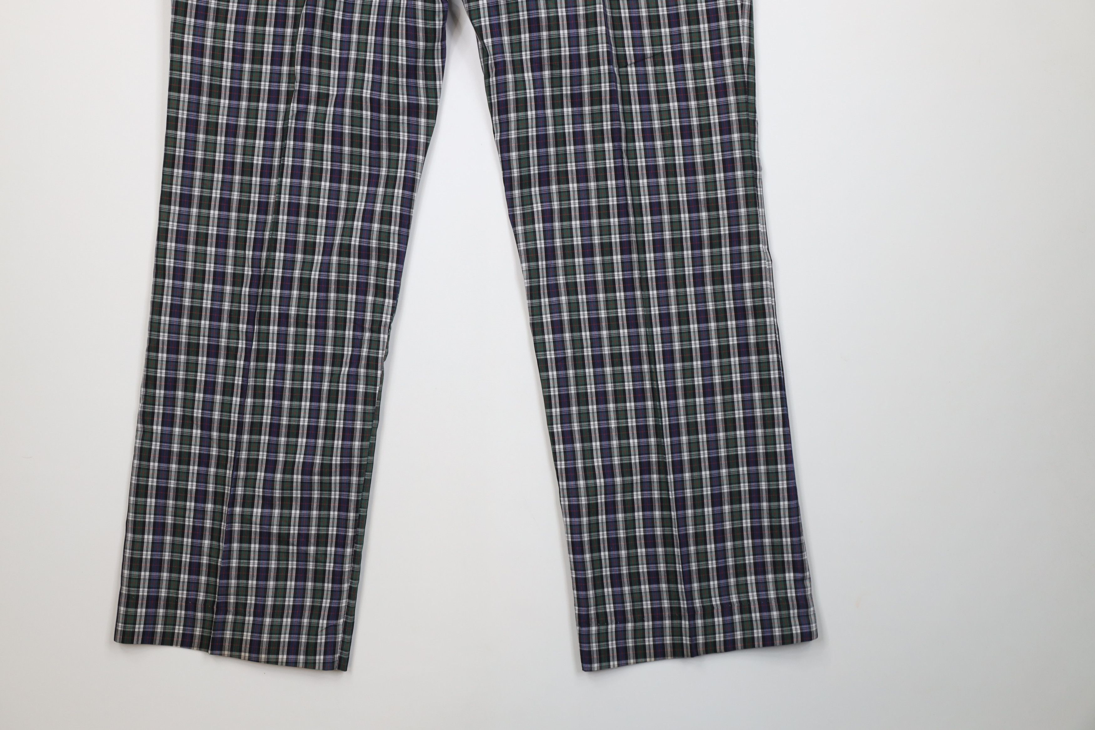 Orvis Vintage 70s Orvis Wide Leg Chino Pants Plaid Cotton USA Size US 38 / EU 54 - 12 Thumbnail