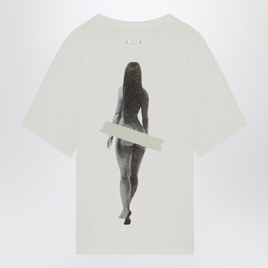 1989 STUDIO o1d2blof1124 Short Sleeve T-Shirt in White Size US L / EU 52-54 / 3 - 2 Thumbnail