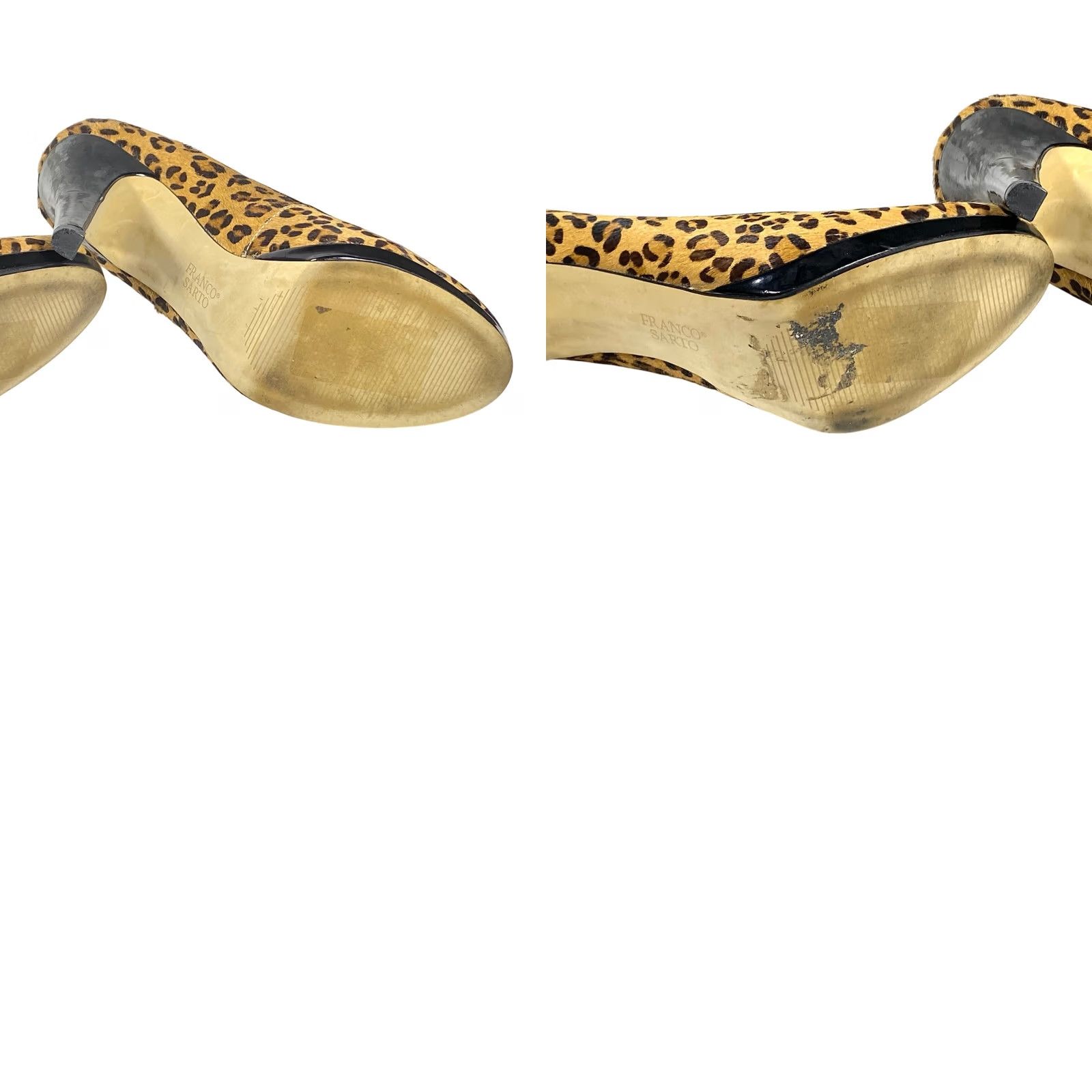 Franco Sarto Franco Sarto Napoli Leopard Cheetah Animal Hair Print Heels Pumps Womens 7.5 Shoes Womens Leather Multicolor Pumps Heels 7.5 Size US 8 / IT 38 - 8 Thumbnail