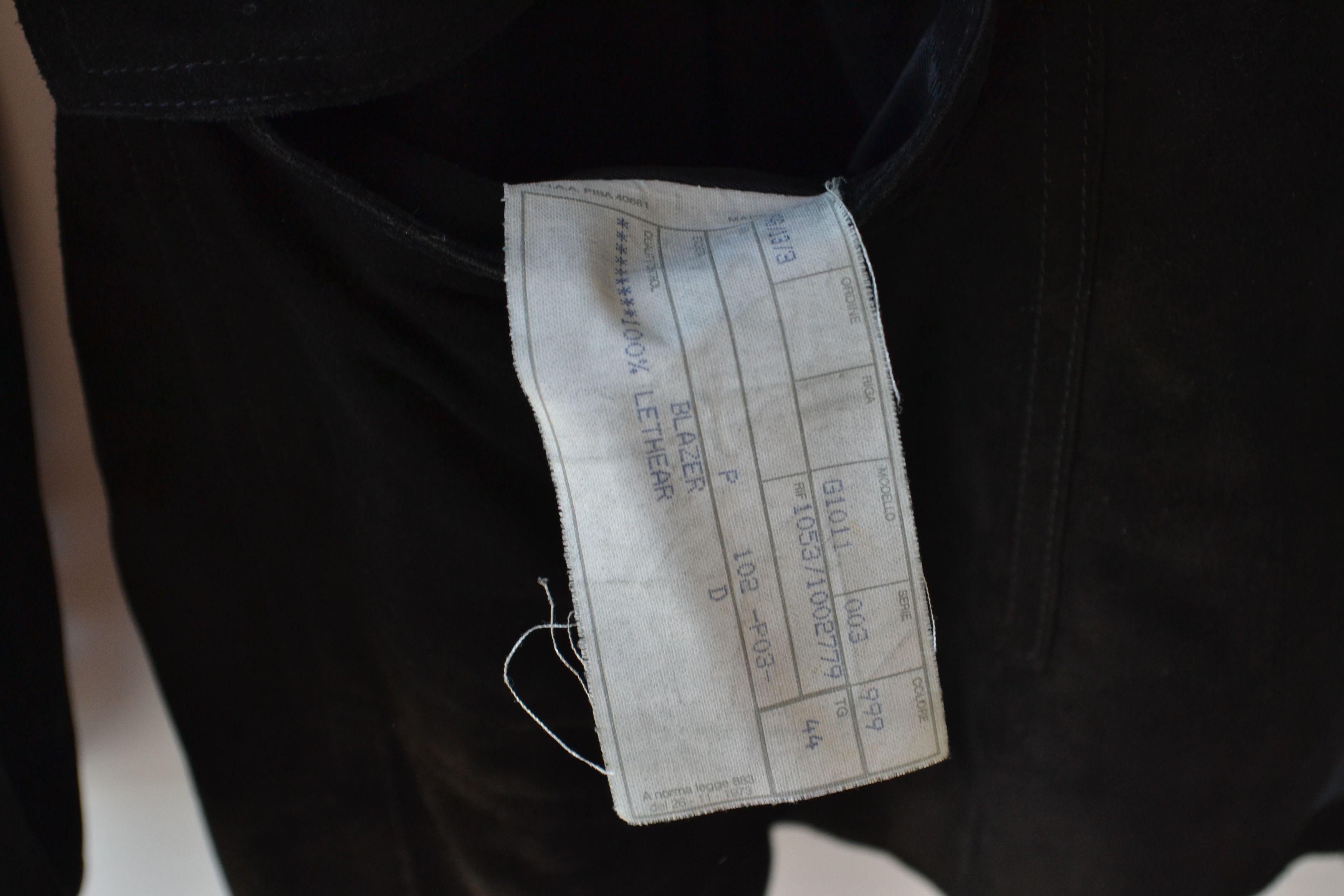 Ruffo Research RUFFO Leather Jacket Blazer Coat Black Vintage RAF SIMONS Size M / US 6-8 / IT 42-44 - 8 Thumbnail