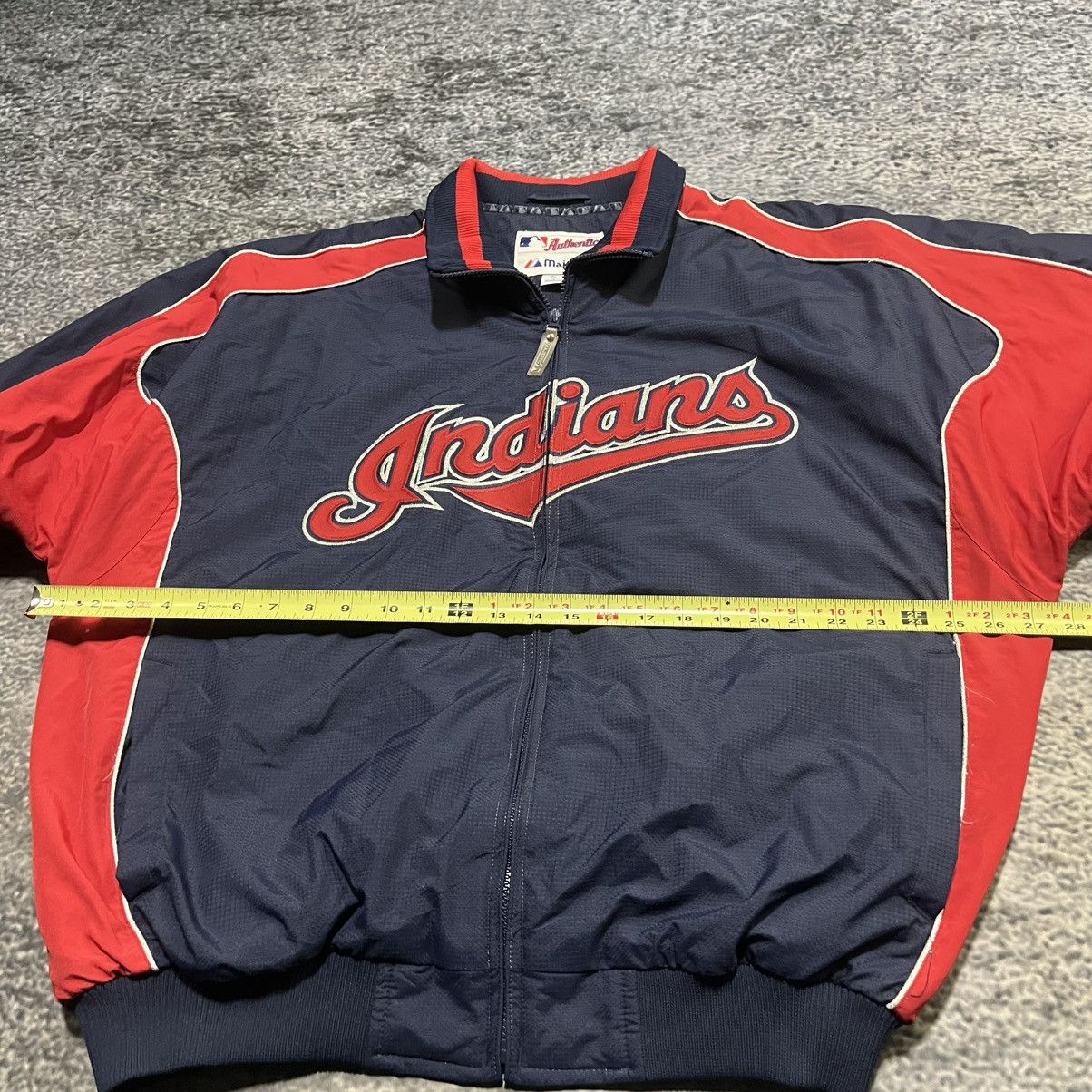 Majestic Vintage Cleveland Indians Majestic MLB Full Zip Jacket XL Size US XL / EU 56 / 4 - 11 Thumbnail