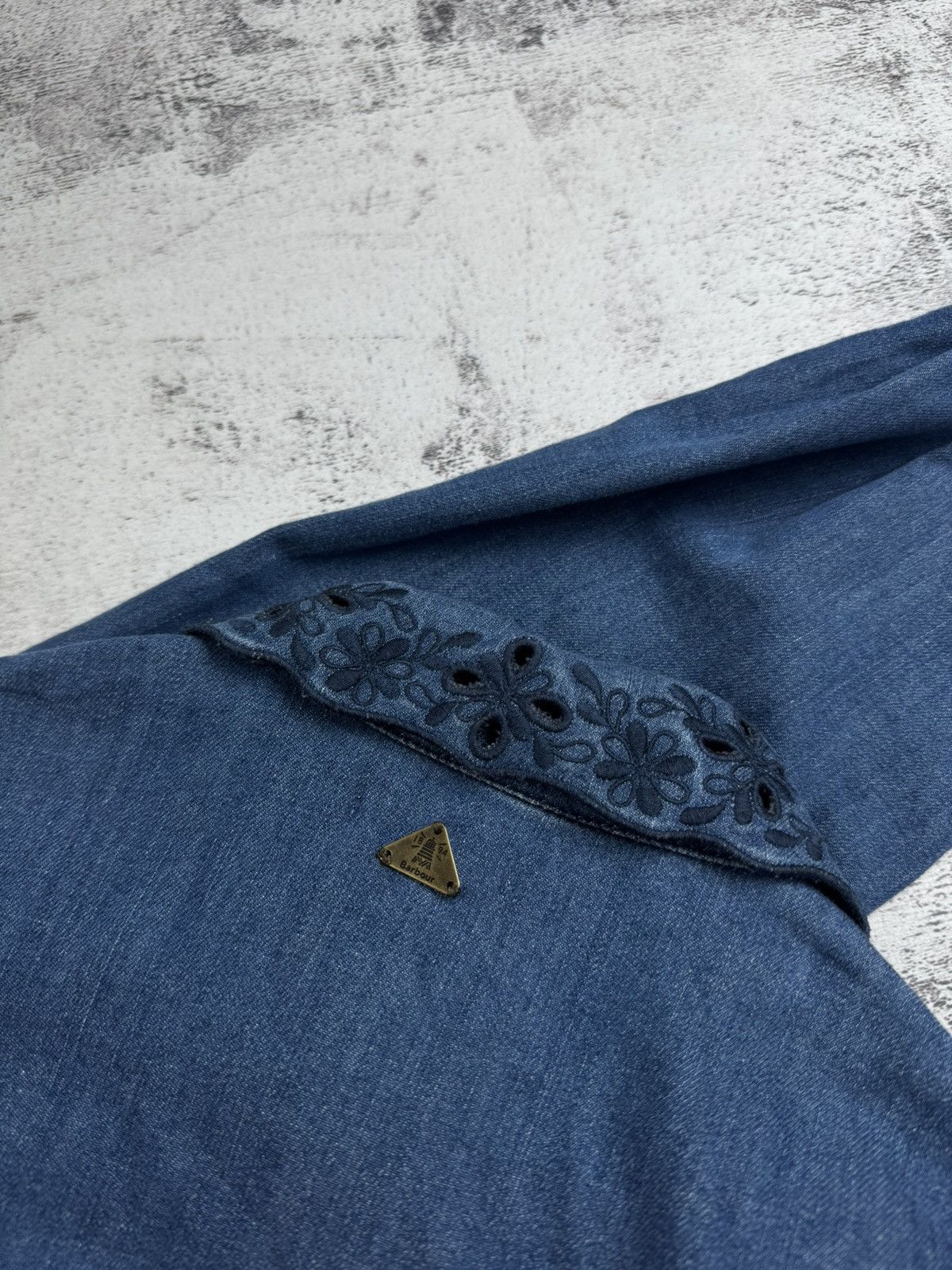 Barbour NEW Barbour Longfield Coast Waist Dress Women’s US 8 Blue Denim Jeans Trench Size M / US 6-8 / IT 42-44 - 11 Thumbnail