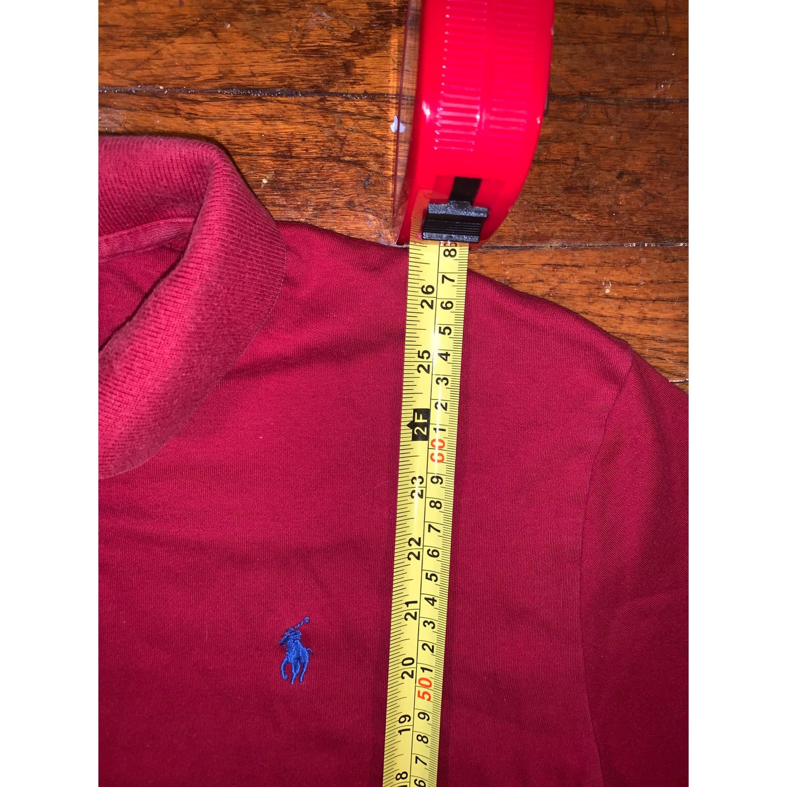 Polo Ralph Lauren Polo Ralph Lauren Polo Shirt Large Red Blue Pony Size US L / EU 52-54 / 3 - 7 Thumbnail